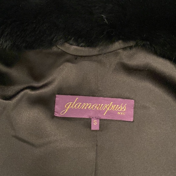 Glamourpuss NYC Rabbit Fur Vest - Picture 4 of 5